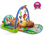 Centru de activitati salteluta Fisher-Price Kick and Play Piano Gym